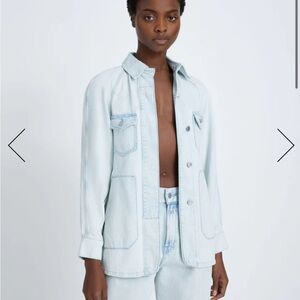 7 for all mankind DENIM FIELD JACKET IN ISADORA